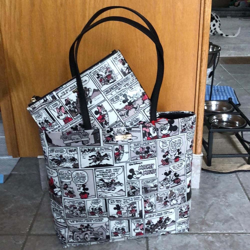 Kate Spade Minnie Mouse comic tote